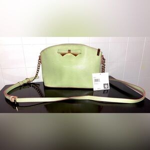 Anne Klein Luxe Faux Crocodile Leather Crossbody-Shoulder Purse